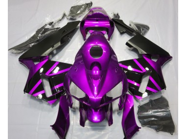 Purple & Gloss Black Design 2005-2006 Honda CBR600RR Motorcycle Fairing