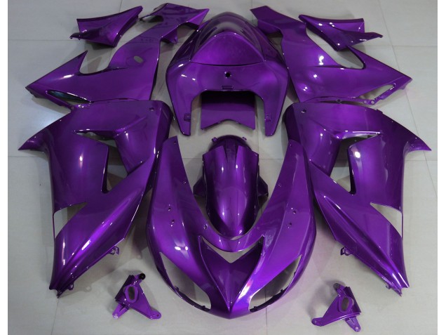 Purple Plain 2006-2007 Kawasaki ZX10R Motorcycle Fairing