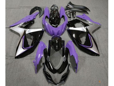 Purple Silver and Black 2009-2016 Suzuki GSXR 1000 Motorcycle Fairing