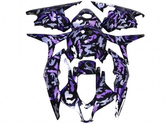 Purple Snow Camo 2009-2012 Honda CBR600RR Motorcycle Fairing