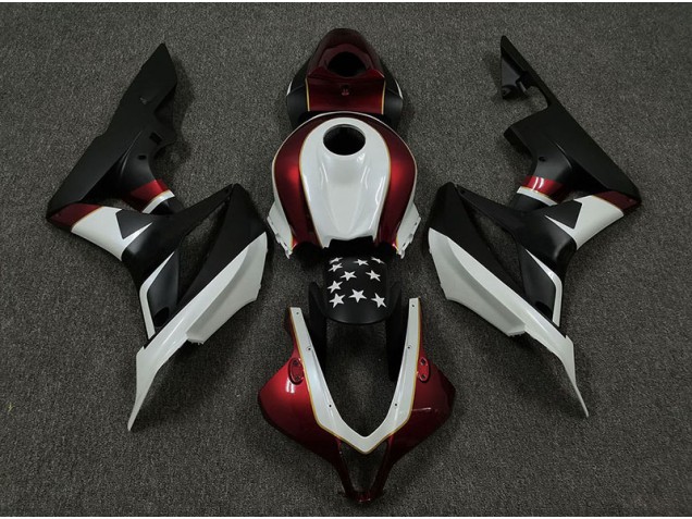 Racing Red and Black 2009-2012 Honda CBR600RR Motorcycle Fairing