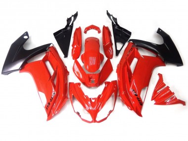 Red Black 2012-2016 Kawasaki Ninja 650R Motorcycle Fairing