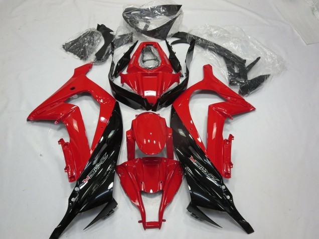 Red Black Gloss 2011-2015 Kawasaki ZX10R Motorcycle Fairing