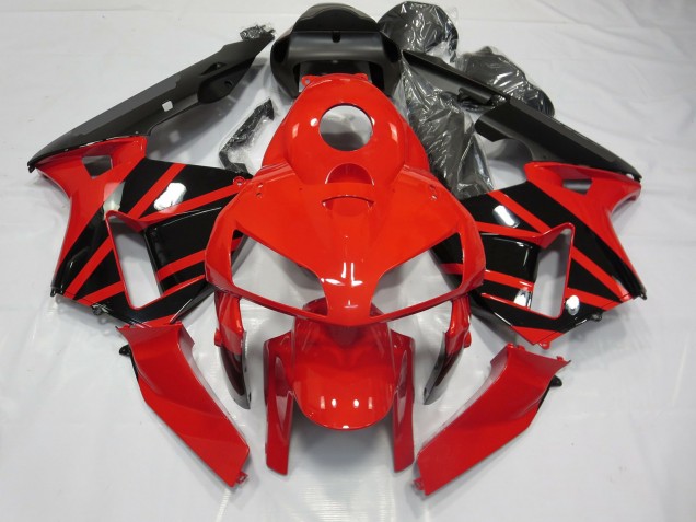 Red & Black OEM Style 2003-2004 Honda CBR600RR Motorcycle Fairing