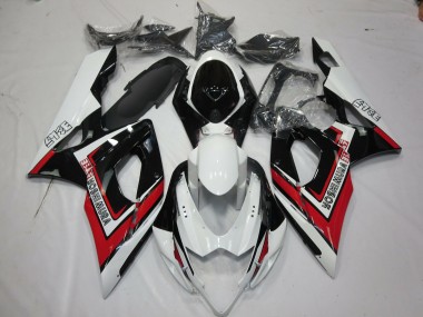 Red Black and White 2005-2006 Suzuki GSXR 1000 Motorcycle Fairing