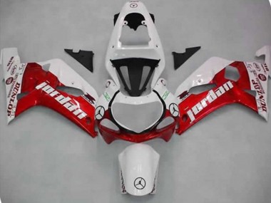 Red Jordan 2001-2003 Suzuki GSXR 600-750 Motorcycle Fairing