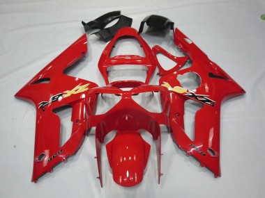 Red Ninja 2003-2004 Kawasaki ZX6R Motorcycle Fairing