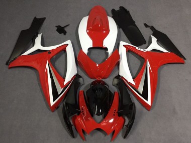 Red Style 2006-2007 Suzuki GSXR 600-750 Motorcycle Fairing