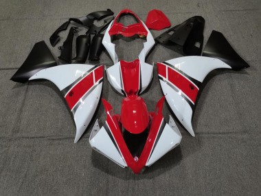 Red White 2009-2011 Yamaha R1 Motorcycle Fairing