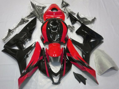 Red and Black OEM Design 2007-2008 Honda CBR600RR Motorcycle Fairing