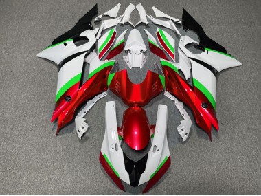 Red and Green Gloss 2017-2021 Yamaha R6 Motorcycle Fairing