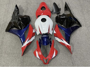 Red and White 2009-2012 Honda CBR600RR Motorcycle Fairing