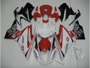 Red black Fade 2013-2016 Triumph Daytona 675 Motorcycle Fairing