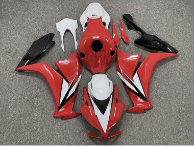 Red with White 2012-2016 Honda CBR1000RR Motorcycle Fairing