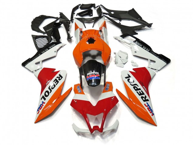 Repsol White and Red 2012-2015 Aprilia RS4 125 Motorcycle Fairing