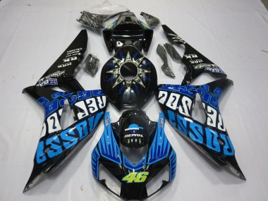 Rossi Blue Gloss 2006-2007 Honda CBR1000RR Motorcycle Fairing