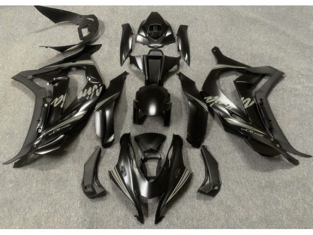 Satin Black & Grey 2016-2019 Kawasaki ZX10R Motorcycle Fairing