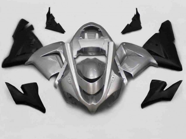 Silver Black 2004-2005 Kawasaki ZX10R Motorcycle Fairing