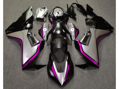 Silver and Black & Pink 2017-2023 Honda CBR1000RR Motorcycle Fairing