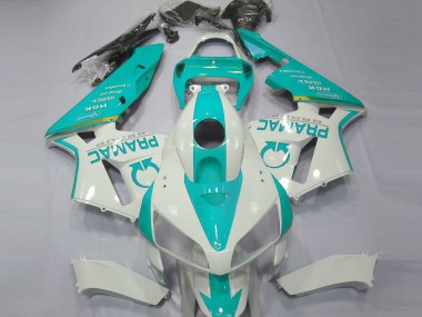 Teal Custom 2005-2006 Honda CBR600RR Motorcycle Fairing