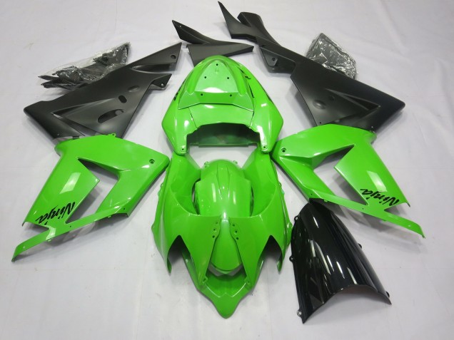 Total Green 2004-2005 Kawasaki ZX10R Motorcycle Fairing