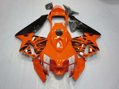 Tribal Orange 2003-2004 Honda CBR600RR Motorcycle Fairing