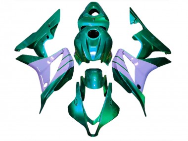 Turquoise and Milky Purple 2007-2008 Honda CBR600RR Motorcycle Fairing