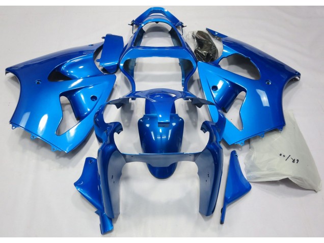 Vibrant Blue 2000-2002 Kawasaki ZX6R Motorcycle Fairing