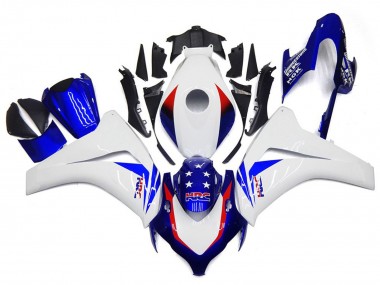 Vibrant Blue Star 2008-2011 Honda CBR1000RR Motorcycle Fairing