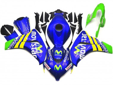 Vibrant MoviStar 2008-2011 Honda CBR1000RR Motorcycle Fairing