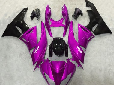 Vibrant Pink Gloss 2009-2012 Kawasaki ZX6R Motorcycle Fairing