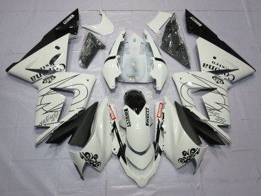 White Corona 2004-2005 Kawasaki ZX10R Motorcycle Fairing