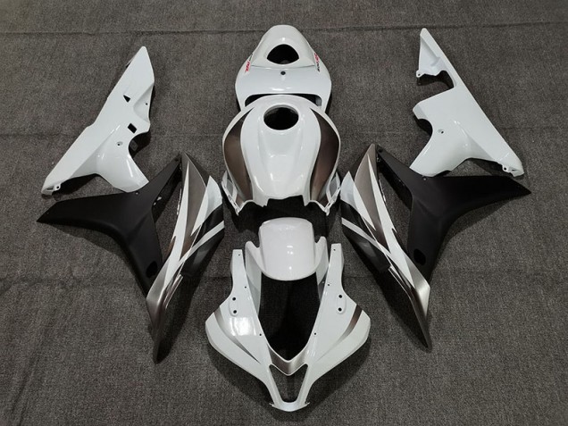 White OEM Style 2007-2008 Honda CBR600RR Motorcycle Fairing